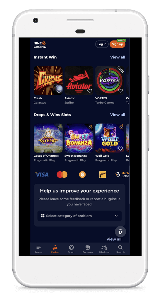 NineCasino : Le casino en ligne